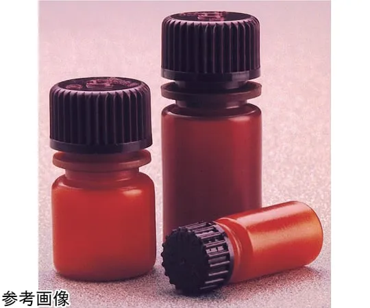 68-5628-18　Narrow Mouth Translucent Brown Lightweight Bottle 4 mL HDPE Bulk/Body/Cap Separately Packaged 1 Box (2000 Pieces)　312084-9125