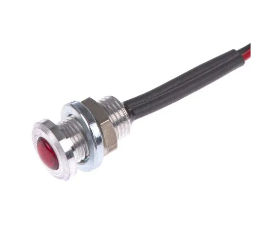 63-4772-48　Oxley红色指示器，导线终止，1.9 V,6.4毫米安装孔尺寸　OXL/CLH/63/FL30/AL