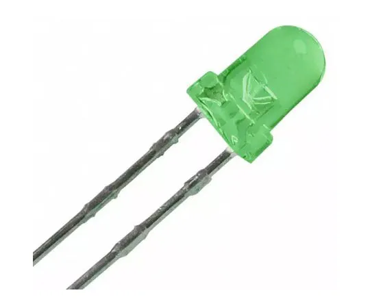 63-4711-41　2.1 V绿色LED 3毫米通孔，ROHMSLR-343PC3F　SLR-343PC3F