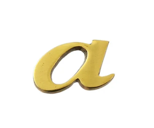 61-7430-77 黄铜金字小字A QS20-A