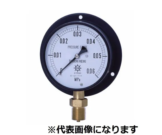 65-3606-60　IPT General Coupling Meter B Type φ150 R3/8 -0.1~0.1MPA　BUR38-1500.1-0.1MPA