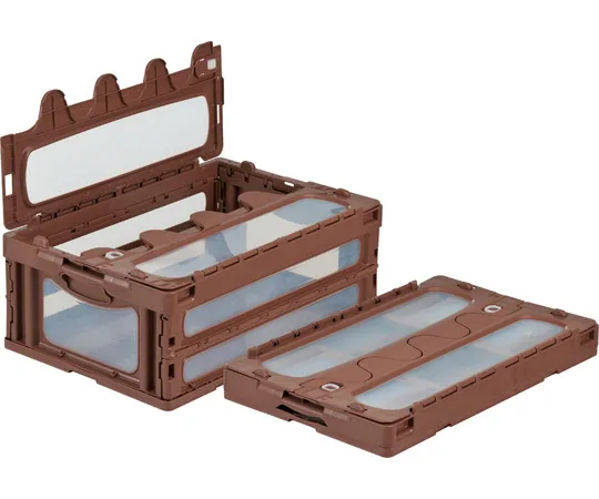 67-7113-07　Folding Container C-55B Brown/Transparent　55908000BR701TM