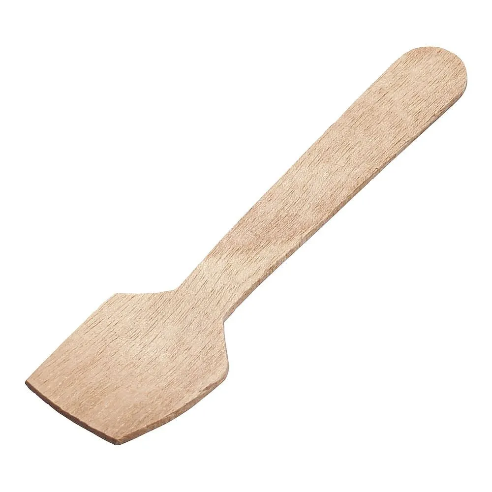 65-3874-80　Wooden Square Spoon (100 Pieces)　95