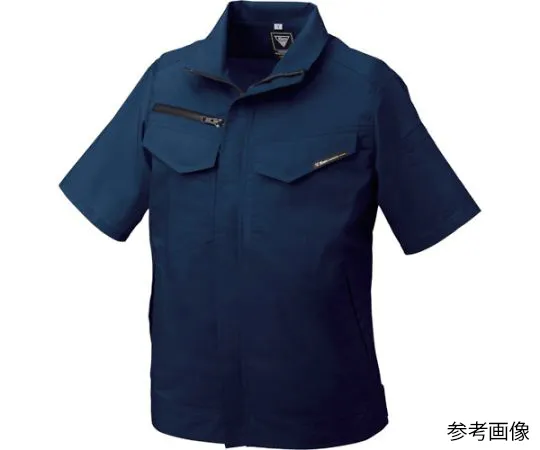 65-8386-34 Ladies Short Sleeve Blouson Deep Navy Size 11 1700-19-11