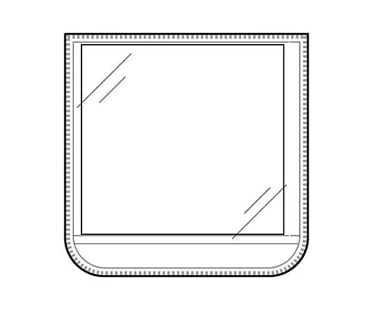 68-1881-36　150x150mm Toilet Display (Acrylic/Female)　EA983RJ-1