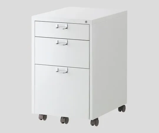 2-9798-03　［已停用］简易桌面白色机柜　PDK-450/
