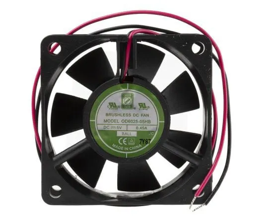 63-4691-34　RS PRO轴向风扇，60 x 60 x 25 mm, 23 cfm,1.4 W, 5 V直流，IP55　144-4123