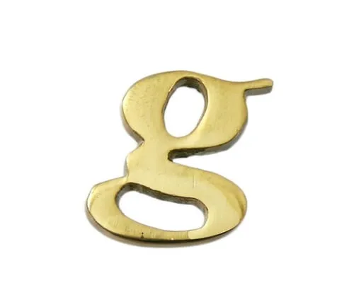 61-7430-83 黄铜金字小字G QS20-G