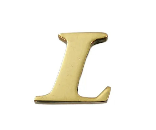 61-7430-62 黄铜金字大字符L QL20-L