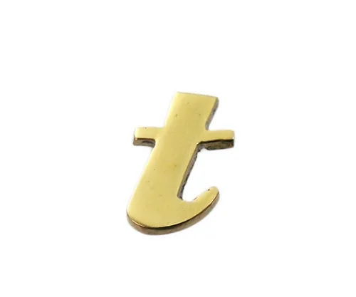 61-7430-96 黄铜金字小字T QS20-T