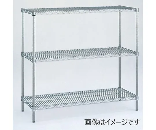 64-3499-63　不锈钢埃雷克塔架W 1518 x D 307 x H 1384mm (P) 3级带DB　SSS1520P1390W3