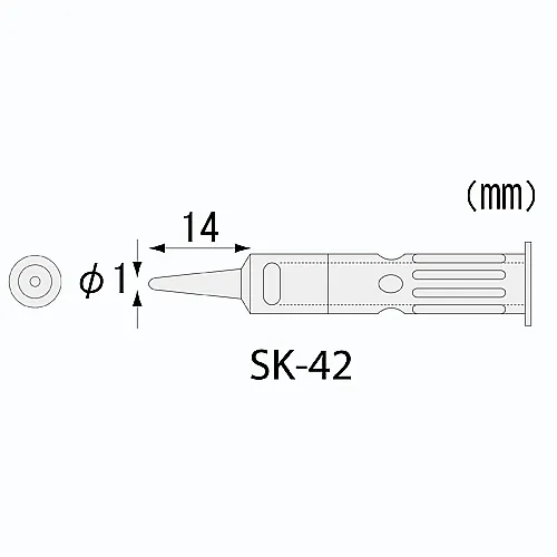 61-0411-80　焊接接头 (适用于CauterizerSKM-40)　SK-42