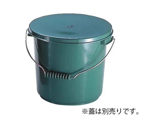 61-6584-92　PP Bucket 13 L PO-13A Body Green　5829740