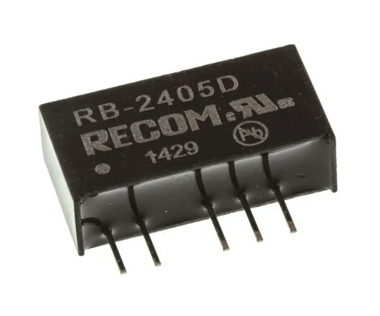 63-4807-13　回收RB1W隔离DC-DC转换器通过孔，电压在21.6→26.4 V直流，电压输出±5 V直流　RB-2405D