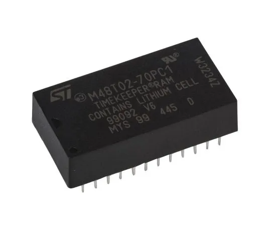 63-4794-39　意法半导体M48T02-70PC1 NVRAM, 16 kbit,5V24-PinPCDIP　M48T02-70PC1