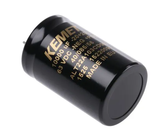 63-4767-13　凯美特10000μF63V直流铝电解电容器，冲压安装35 x 55 mm+85°C 35 mm 55 mm　ALT22A103CD063