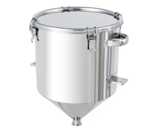 62-8612-67　Hopper Type Sealed Container (Clip Type) with Bracket 35L　HT-CTH-BRK-36
