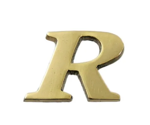 61-7430-68 黄铜金字符大字符R QL20-R