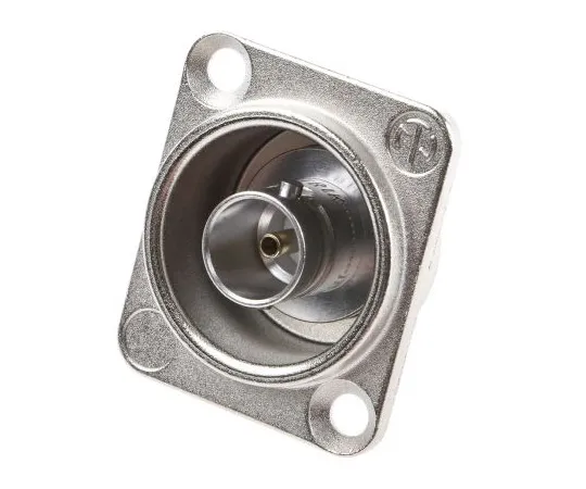 63-4799-38　Neutrik直板75Ω面板安装BNC连接器，插孔，白铜，焊点终止　NBB75DSI