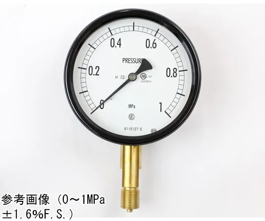 65-4302-80　Sealed Pressure Gauge (100Φ) Vertical A-Frame for Steam 0.5 MPa　BE12-131