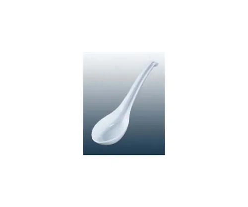 61-6771-37　Melamine Spoon Large White C-78　2425810