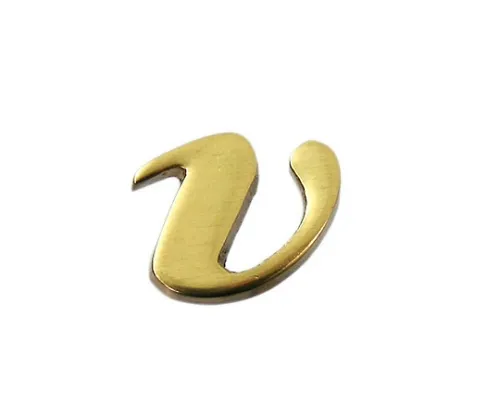 61-7430-98 黄铜金字小字V QS20-V