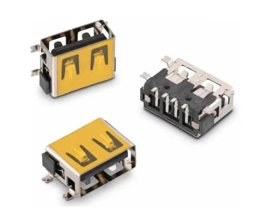 63-4689-55　WurthElektronikWR-COM系列，水平SMT,版本2类型A USB连接器，收发器　629104190121