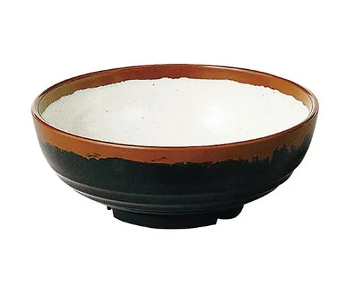 61-6835-47　Melamine Japanese tableware Chojiro kiln Bowl AN-69 small W inner white　2428230