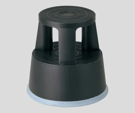 2-9356-01　［已停用］倒圆角步骤凳子　T7Black