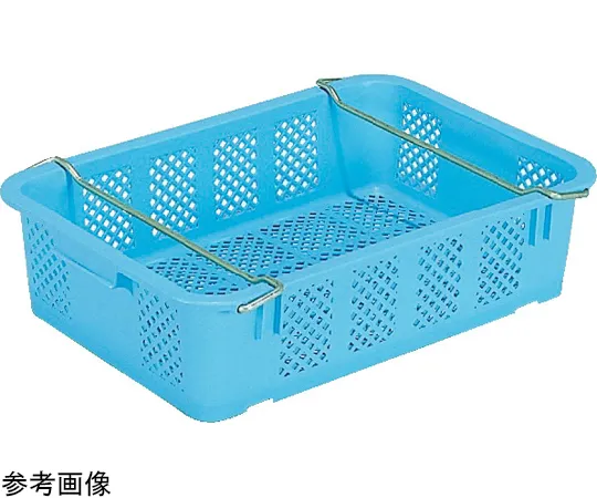 67-6649-04　Container A40 PP with Handle Light Blue　10400101BL502