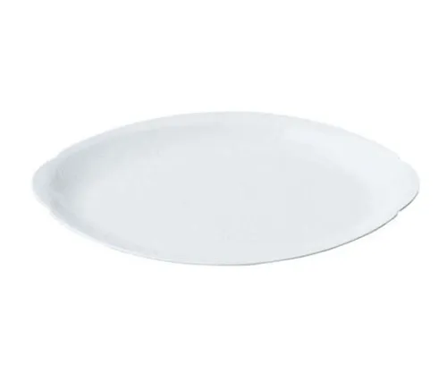 61-6840-94　Melamine School Dishes Oval Dish Platen Type No. 36 A 12 Inch White　7603300