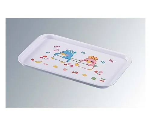 61-6837-65　Melamine Children's Tableware Tray BB-13　2466500