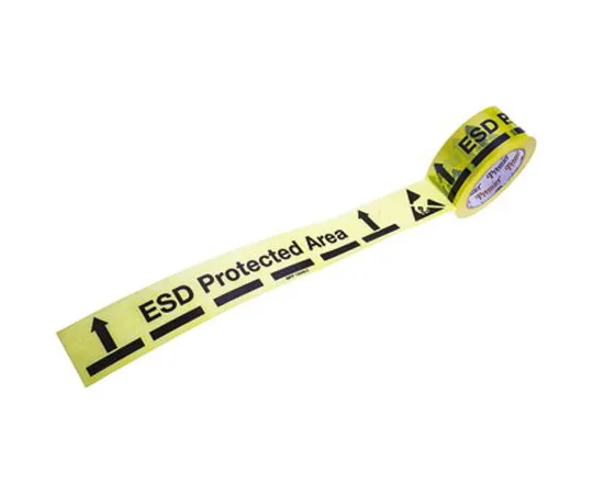 63-4767-30　50 mm x 66 m PVC ESD安全胶带　340-7533