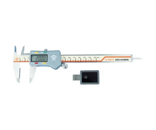 62-2488-88-57　Compact Wireless Data Transmission Digital Caliper E-FW with Chinese Calibration Certificate　E-FW15
