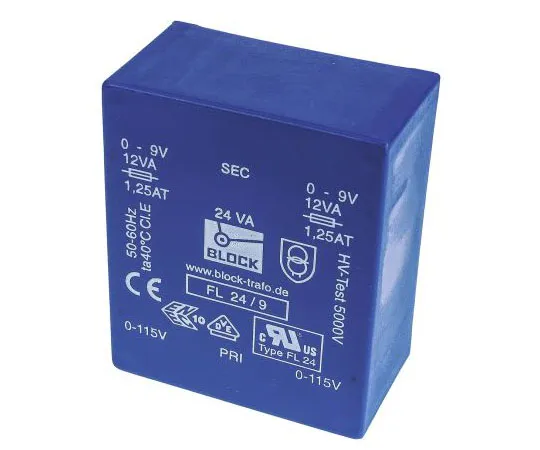 63-4724-92　9VAC2通过孔型PCB变压器输出，24VA　FL 24/9