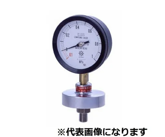 65-3629-55 Diaphragm Type Coupled Meter Screw Type Diaphragm SUS316L Sealed Liquid Silicon A Type φ75 76φ 0.1~-0.1 PK-1AU75G12B0.1-0.1MPAS25CSUS304