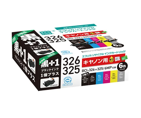 61-9746-60　佳能BCI-326+325/6 MP Plus325BK的回收墨水　ECI-C3266PBK