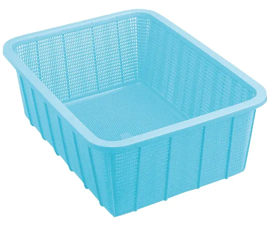 65-8994-22　Square Basket, Deep Type, Large Blue, 20 pcs　K5442B2