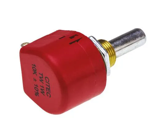 63-4837-36　TEConnectivity 1 Gang旋转缠绕电位器，直径6.35 mm。轴，10kΩ，±10%，1W,线性TW1103KA　TW1103KA