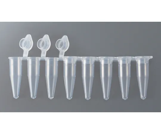 67-3044-43　8-Strip tube with PCR Cap 0.2 mL Flat Cap 30 x 4 Bags　PCR-8SAC-RT-2-C