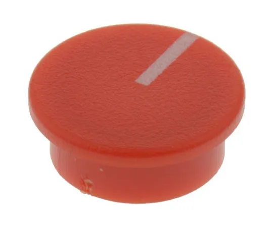 63-4803-46　RS电位计Knob Cap, 19 mm Knob直径，红色，6.4mm轴，用于电位计　465-9432