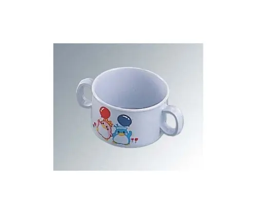 61-6837-75　Melamine Children's Tableware Two-Hand Cup BB-16 220 mL　5447500