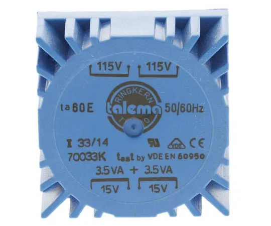 63-4735-77　2输出环形变压器，7VA,2×15V交流变压器　70033K
