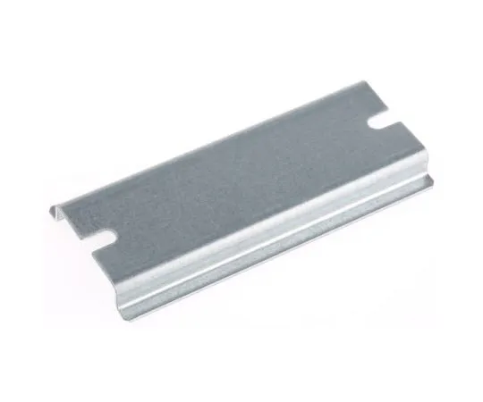 63-4719-28　Fibox Din Rail 80 mm x 35 mm x 8 mm　B-3 DIN-35 RAIL