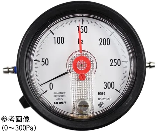 65-4307-56-20　Differential Pressure Meter 100 kPa with Inspection Certificate　DG85-39A