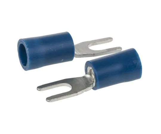 63-4727-26　RS PRO绝缘压痕铁锹连接器，1.5mm2至2.5mm2,16AWG至14AWG,3.2mm柱尺寸乙烯基，蓝色　208-2521