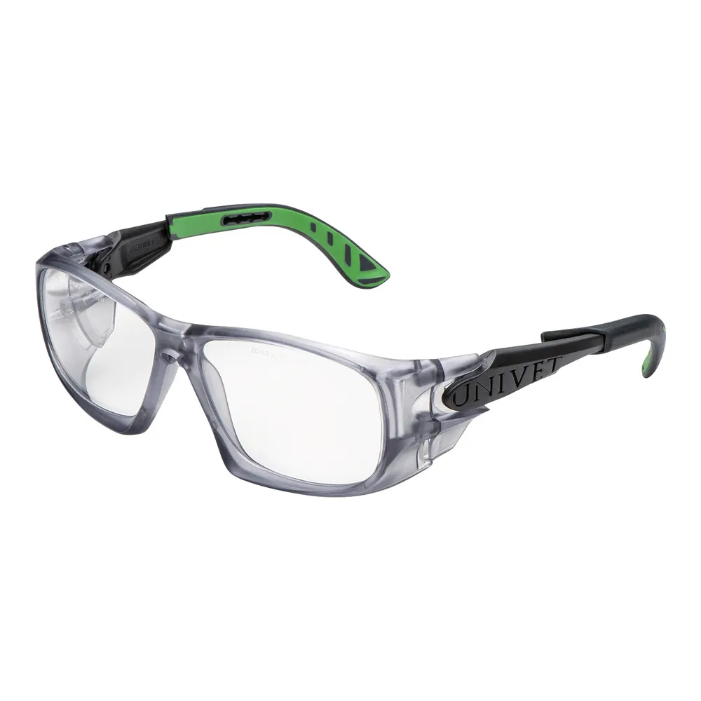 4-5147-01　［Discontinued］Safety Goggles (Adjustable Type) Clear CR 39 10 Pieces　5X9.10.00.00