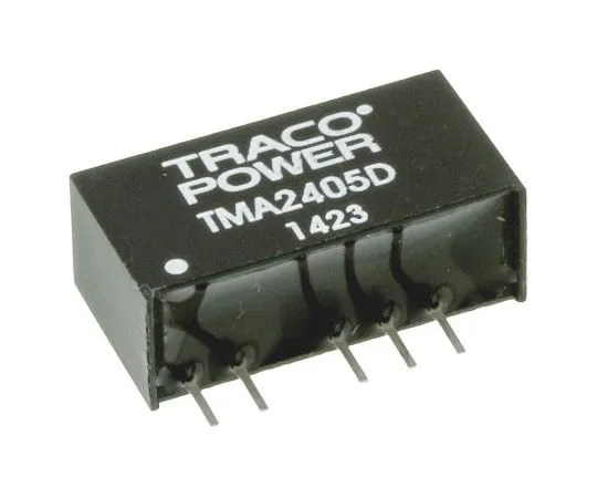 63-4721-55　TRACOPOWER TMA 1 W隔离直流-直流转换器通过孔，电压在21.6→26.4 V直流，电压输出±5 V直流　TMA 2405D