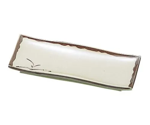 61-6834-16　Melamine Japanese Crockery Oribe Square Plate Medium OB-16　2436000