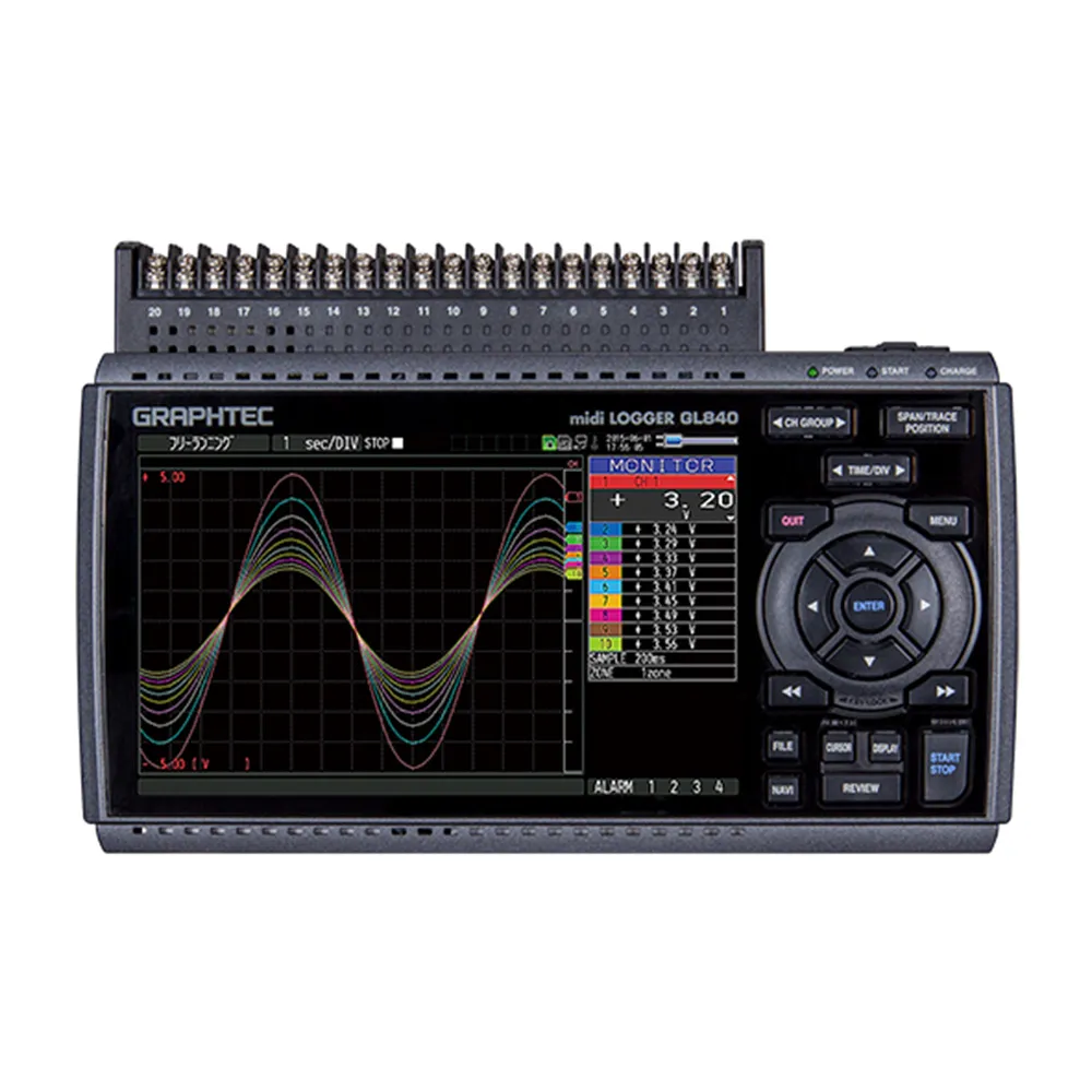 2-1423-11-20　［已停用］具有校准证书的多通道数据记录器　GL840-M